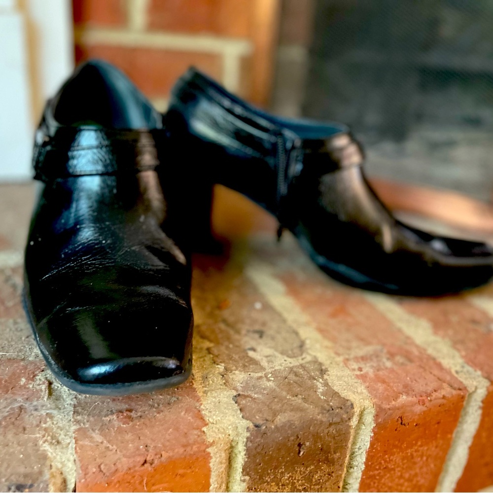 Aerosoles Black Ankle Boot with Buckle